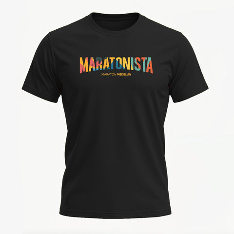 Camiseta MARATONISTA - Negra Unisex