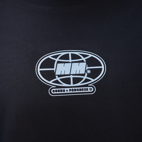 Camiseta Oversize Negra Maratón Medellín 2025