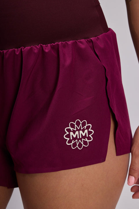 Short Borgoña Mujer