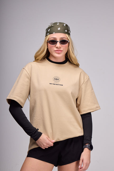 Camisa Oversize Camel