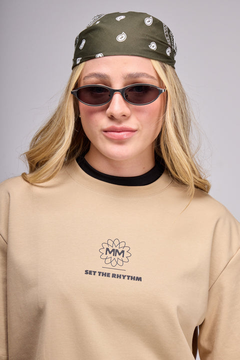 Camisa Oversize Camel