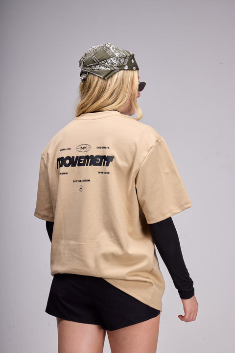 Camisa Oversize Camel